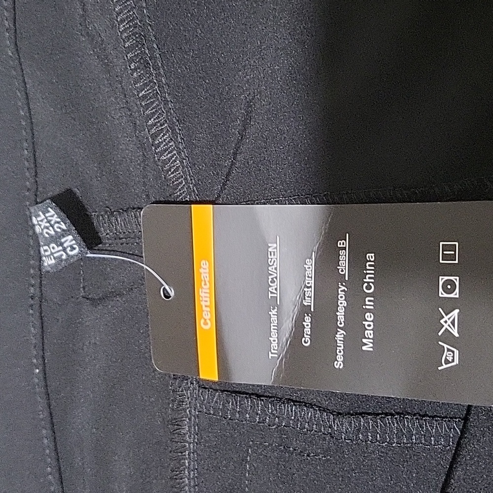 NWT Tacvasen Tactical Performance Black Cargo Shorts Mens Size 38 - Picture 5 of 8